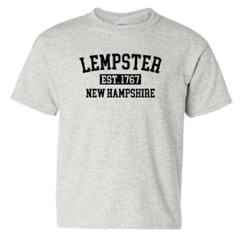 Youth Lempster NH Est. 1767 Shirts - Solid Color - Image 2